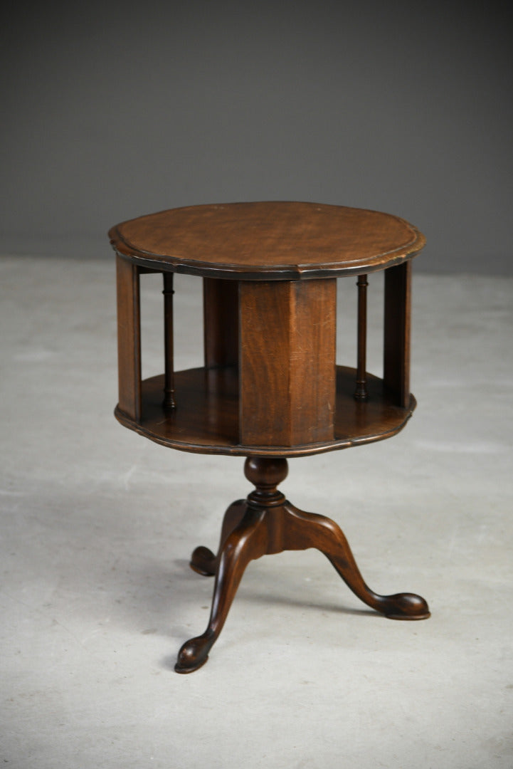 Georgian Style Revolving Library Table – Kernow Furniture