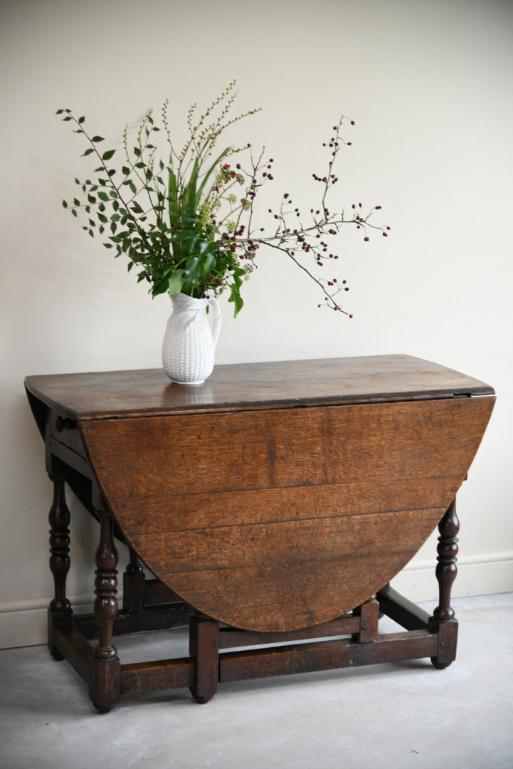 Oak Gate Leg Dining Table