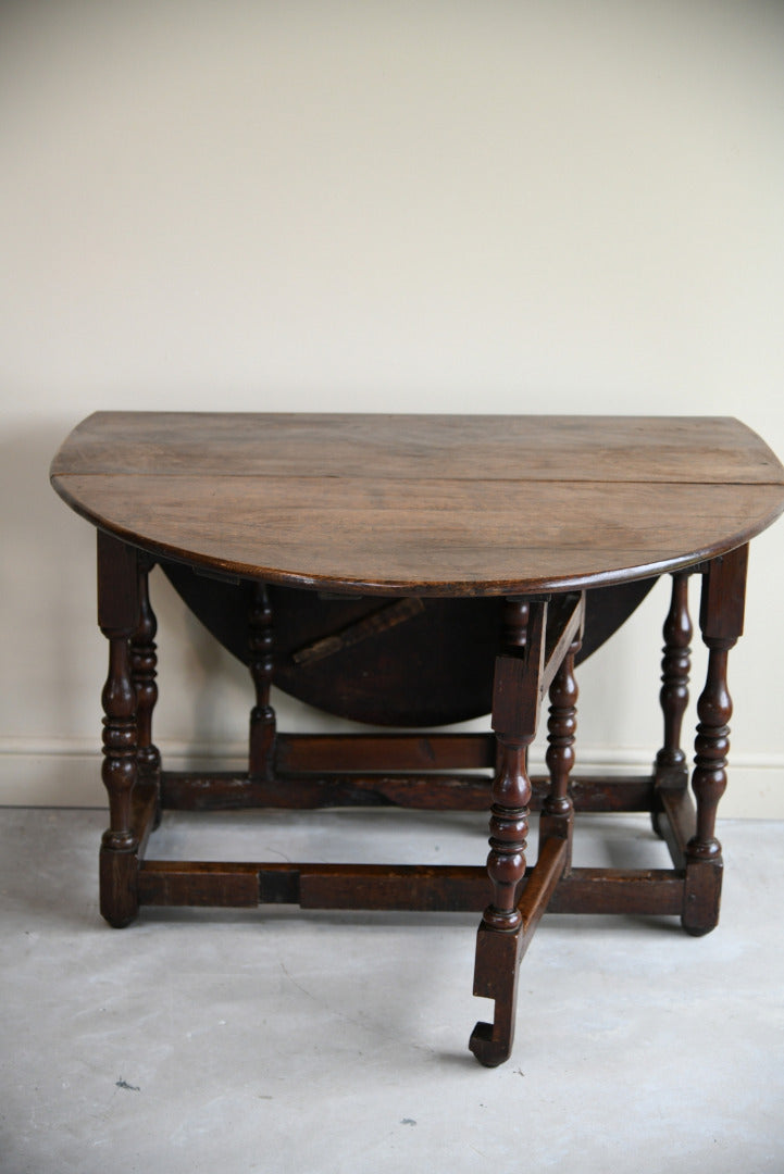 Oak Gate Leg Dining Table