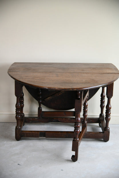 Oak Gate Leg Dining Table