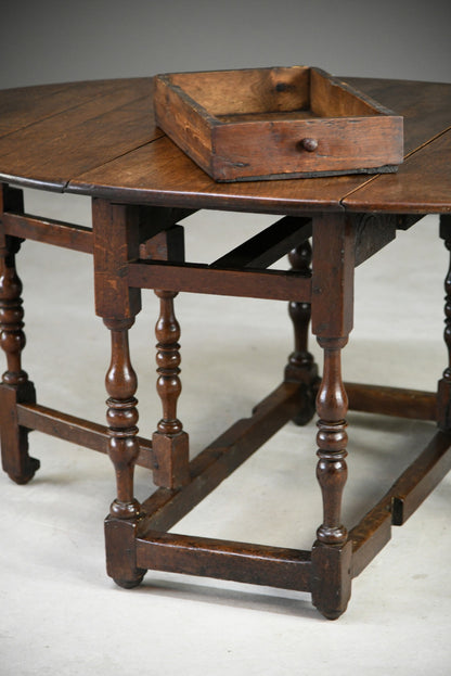 Oak Gate Leg Dining Table