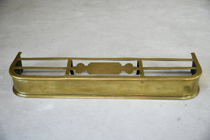 Antique Brass Fire Fender