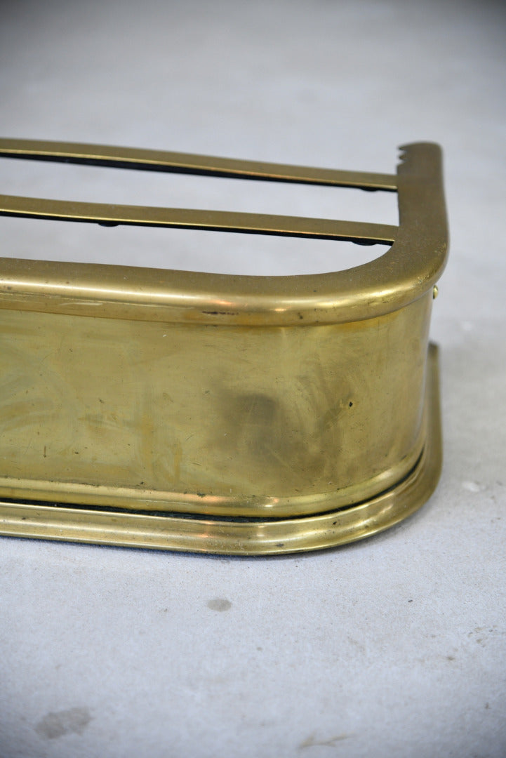 Antique Brass Fire Fender