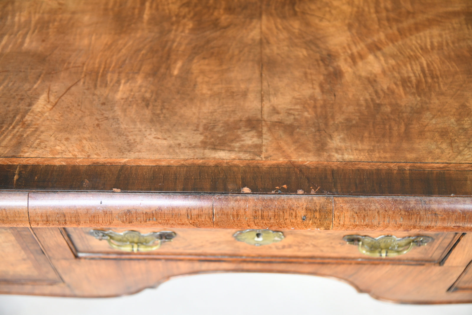 Walnut Queen Anne Style Lowboy