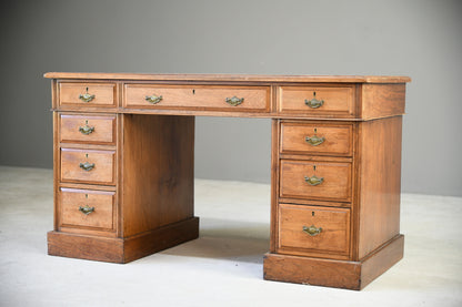 Antique Walnut Edwardian Desk