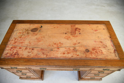 Antique Walnut Edwardian Desk