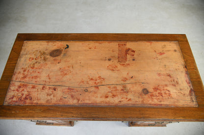 Antique Walnut Edwardian Desk