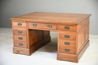 Chinese Hardwood Partners Desk