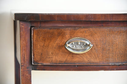 Antique 19th Century Mahogany Bow Front Side Table