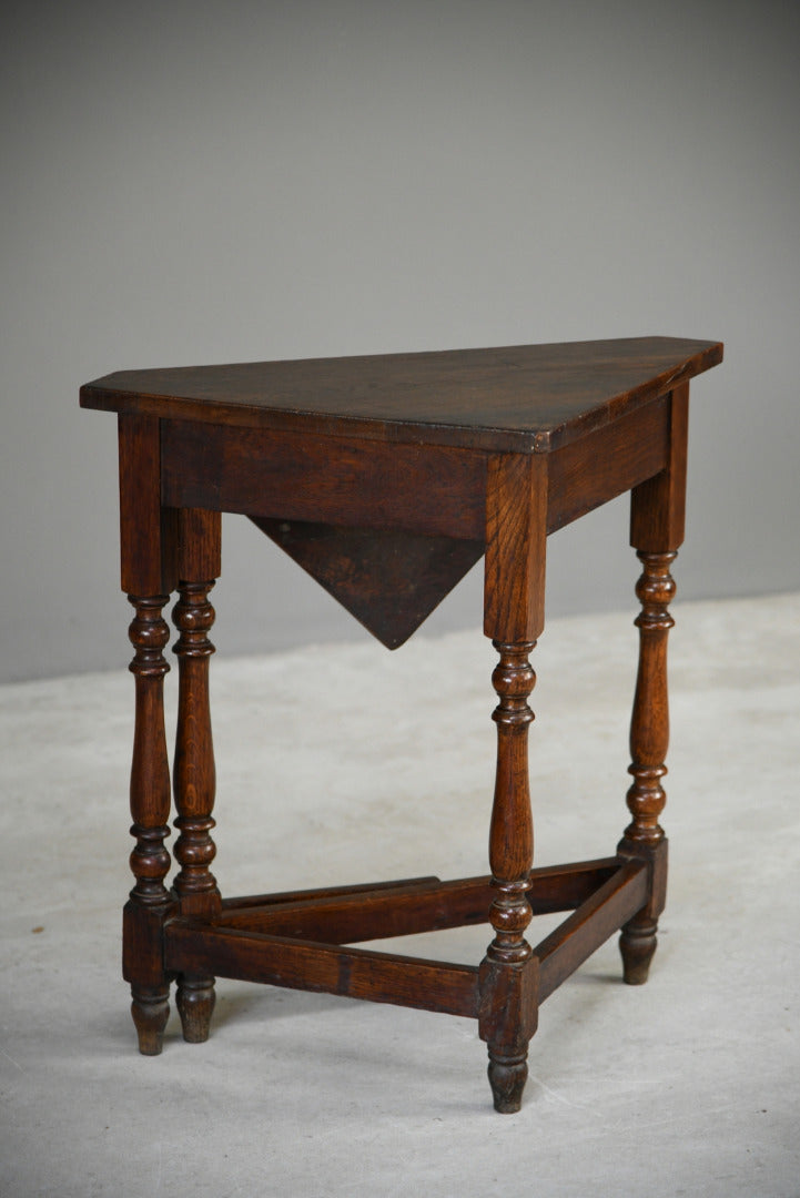 Oak Corner Table