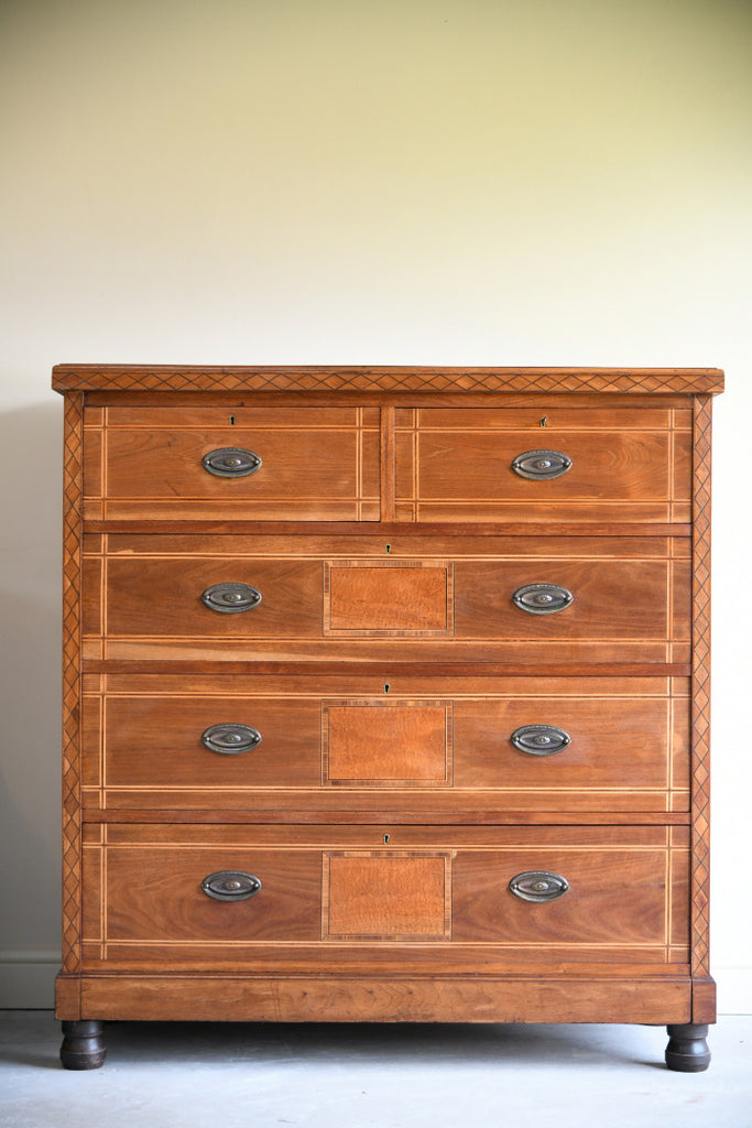 Antique Victorian Quality Jas Shoolbred Chest of Drawers