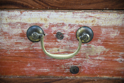 Georgian Painted Pine Wooden Chest of Drawers