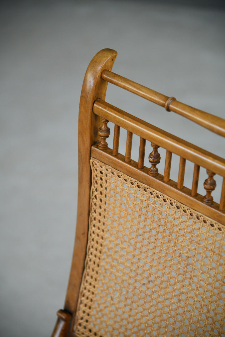 Edwardian Cane Occasional Chair