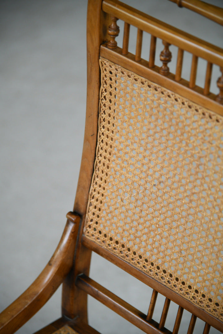 Edwardian Cane Occasional Chair