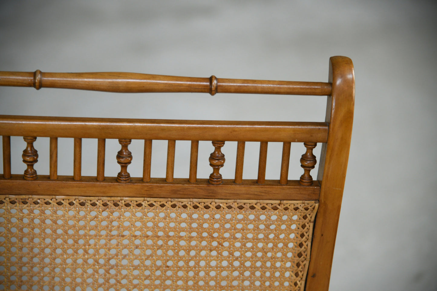 Edwardian Cane Occasional Chair