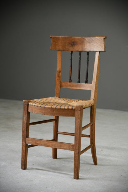 Single Fruit Wood French Kitchen Chair