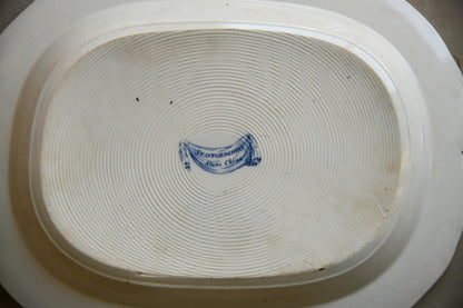 2 Willow Meat Plates