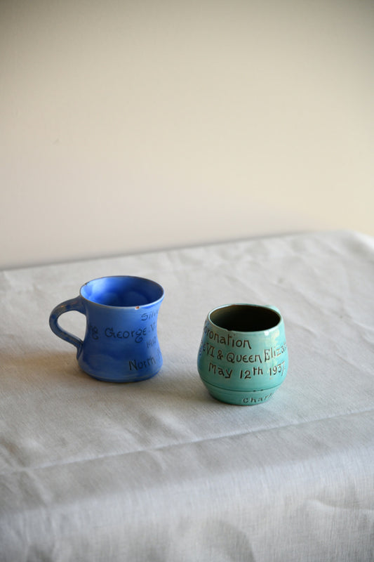 Baron Pottery Coronation Mugs