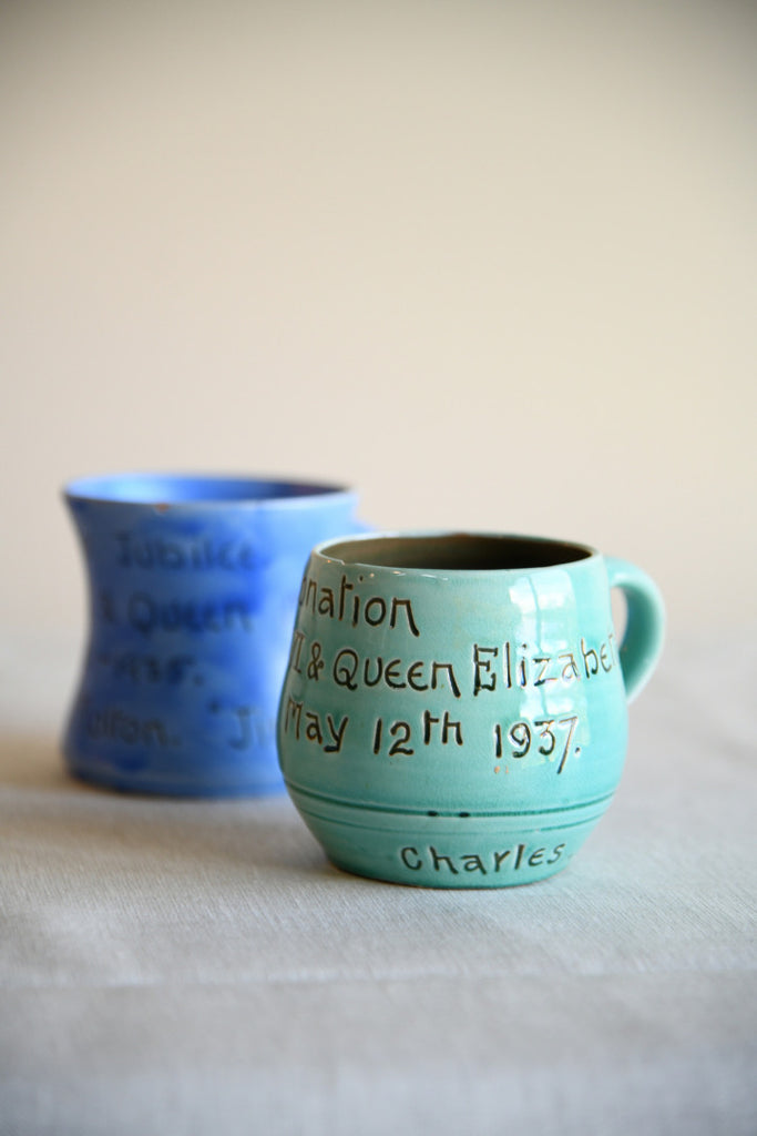 Baron Pottery Coronation Mugs