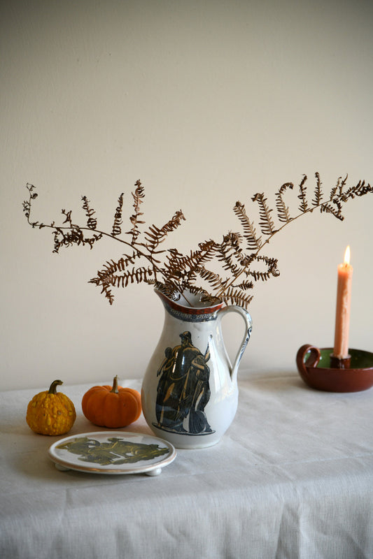 Grecian Design Jug & Stand