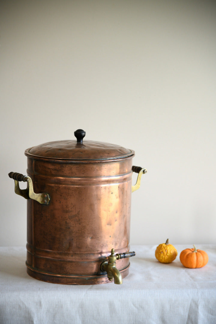 Antique Copper Hot Water Urn