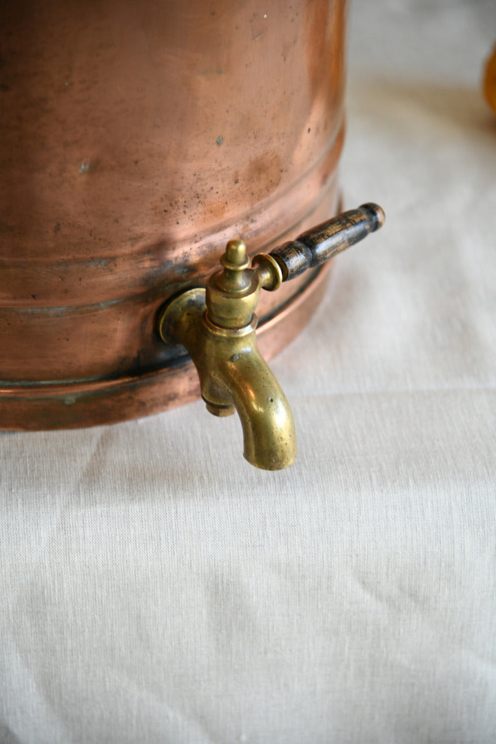 Antique Copper Hot Water Urn