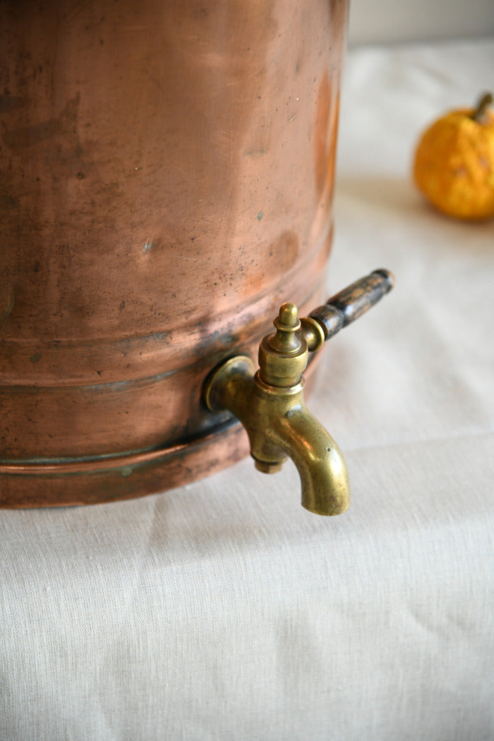 Antique Copper Hot Water Urn