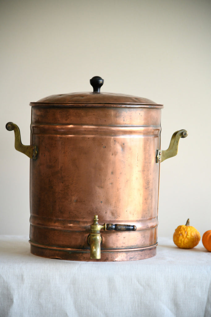 Antique Copper Hot Water Urn