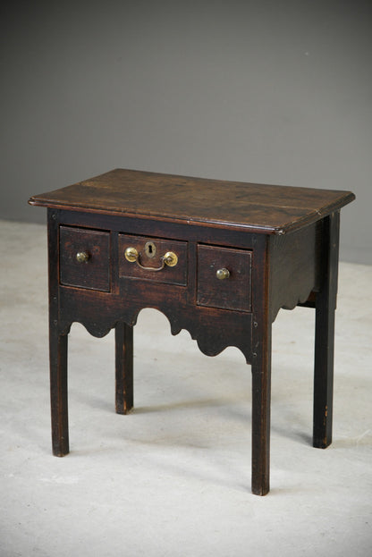 Antique English Oak Lowboy