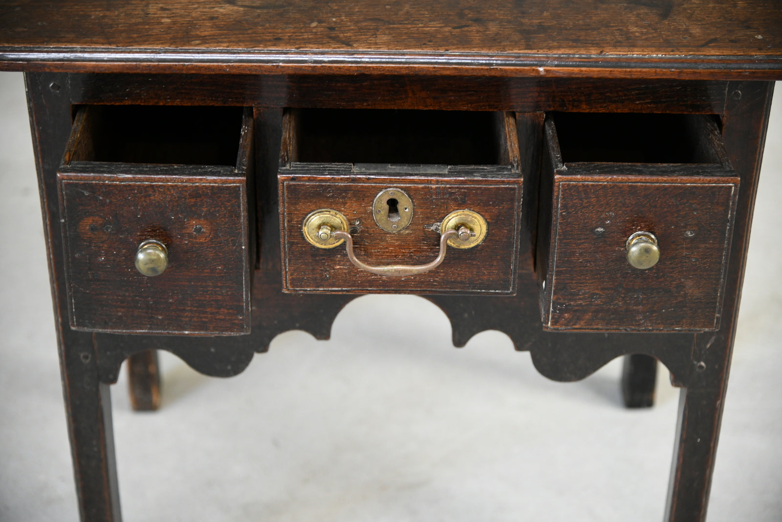 Antique English Oak Lowboy