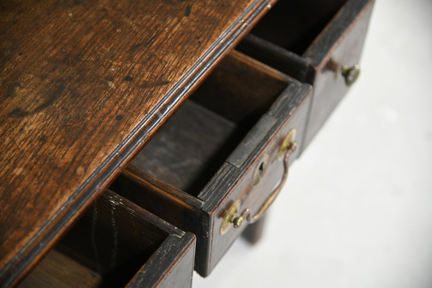 Antique English Oak Lowboy