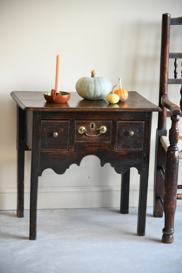 Antique English Oak Lowboy