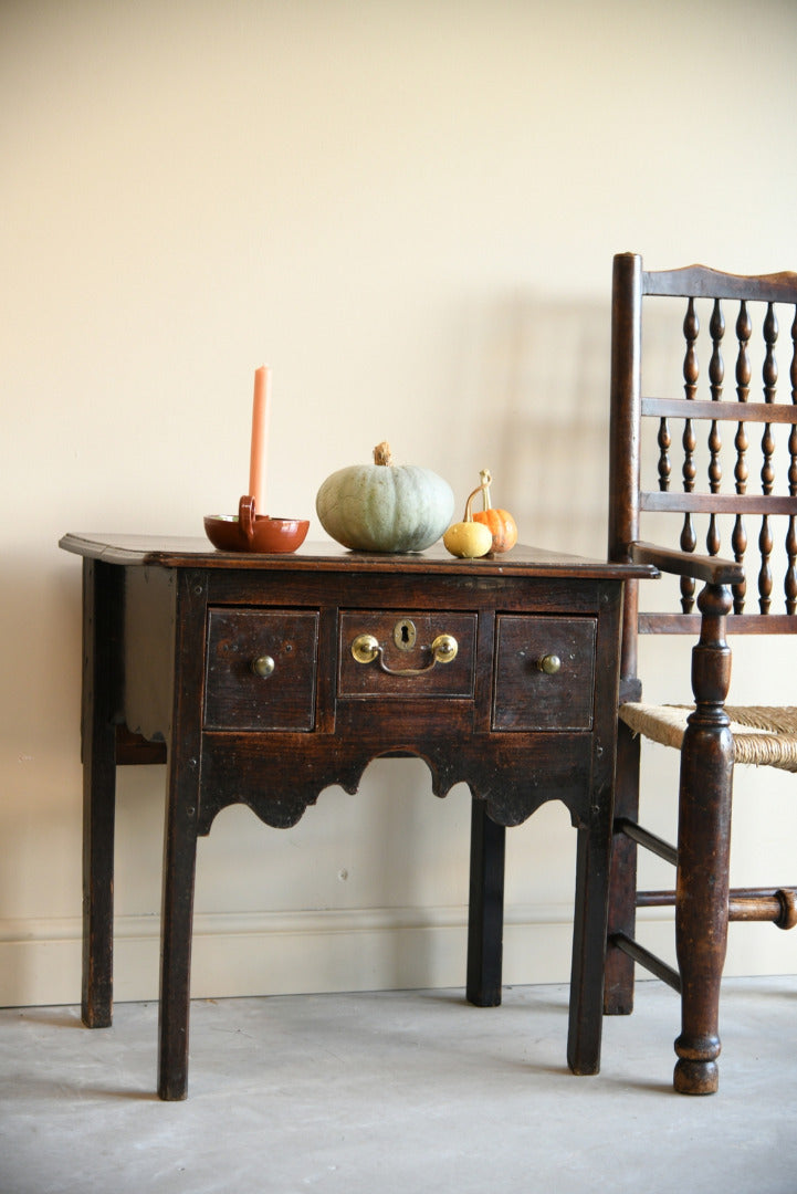 Antique English Oak Lowboy