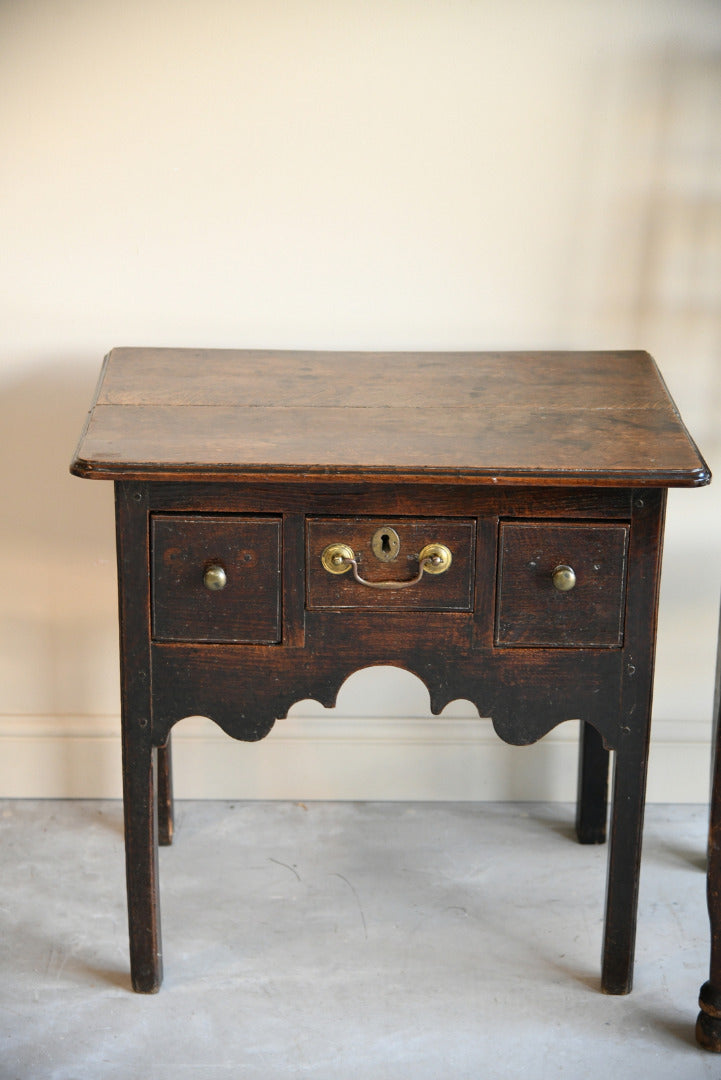 Antique English Oak Lowboy