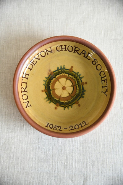 North Devon Choral Society Bideford Pottery Bowl