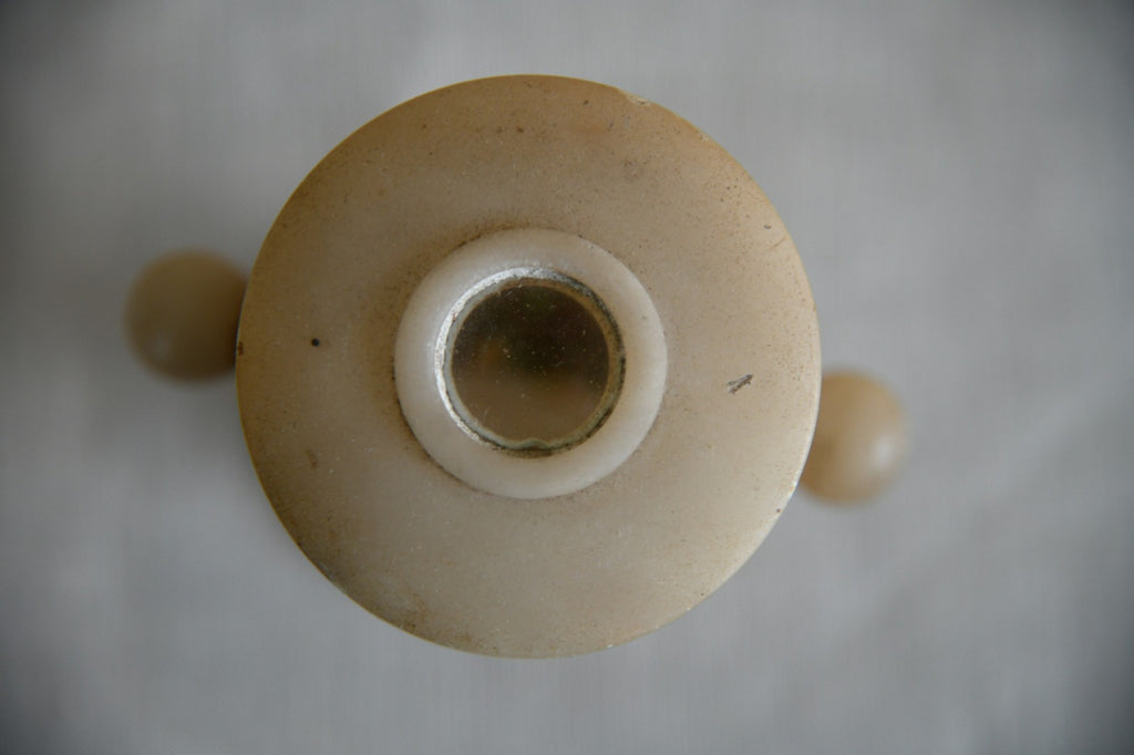 Antique Alabaster Peep Egg Souvenir - Margate