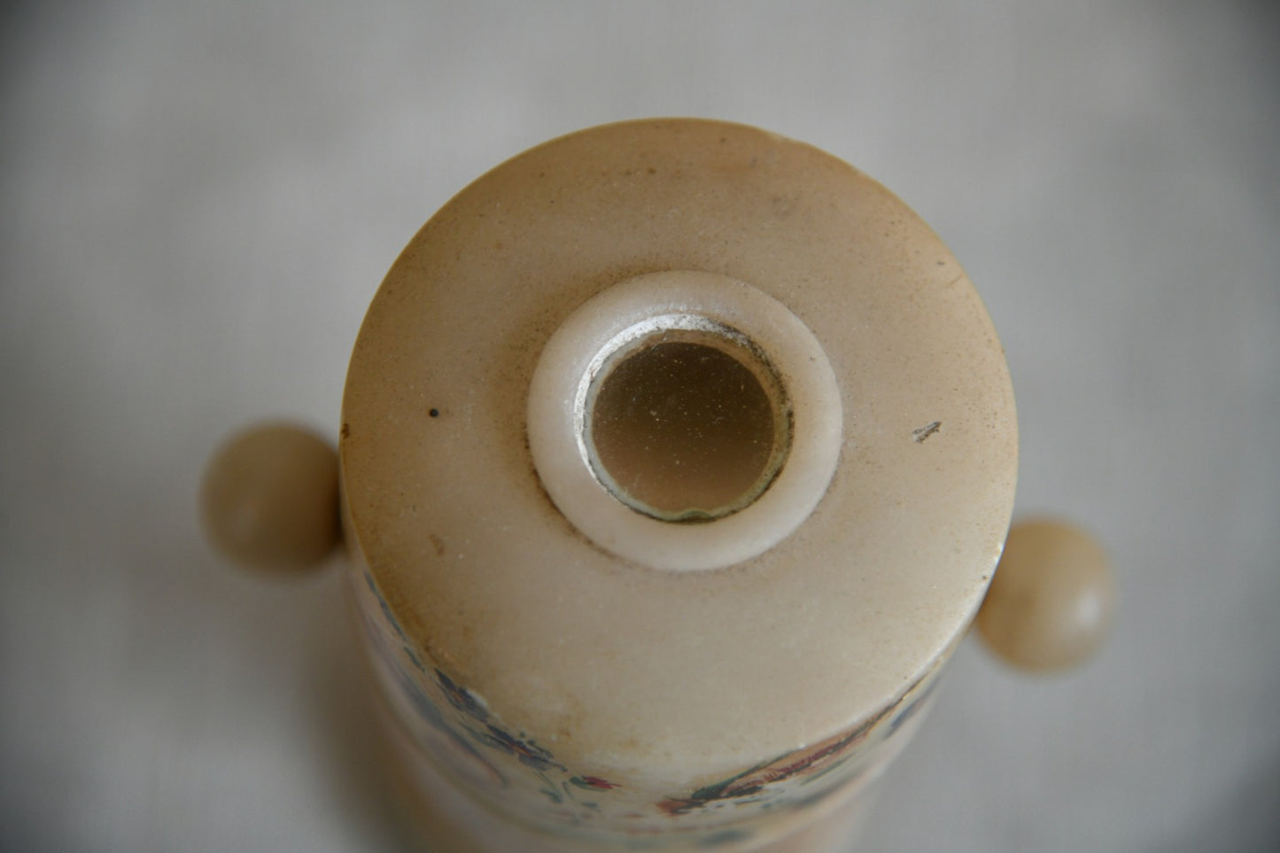 Antique Alabaster Peep Egg Souvenir - Margate