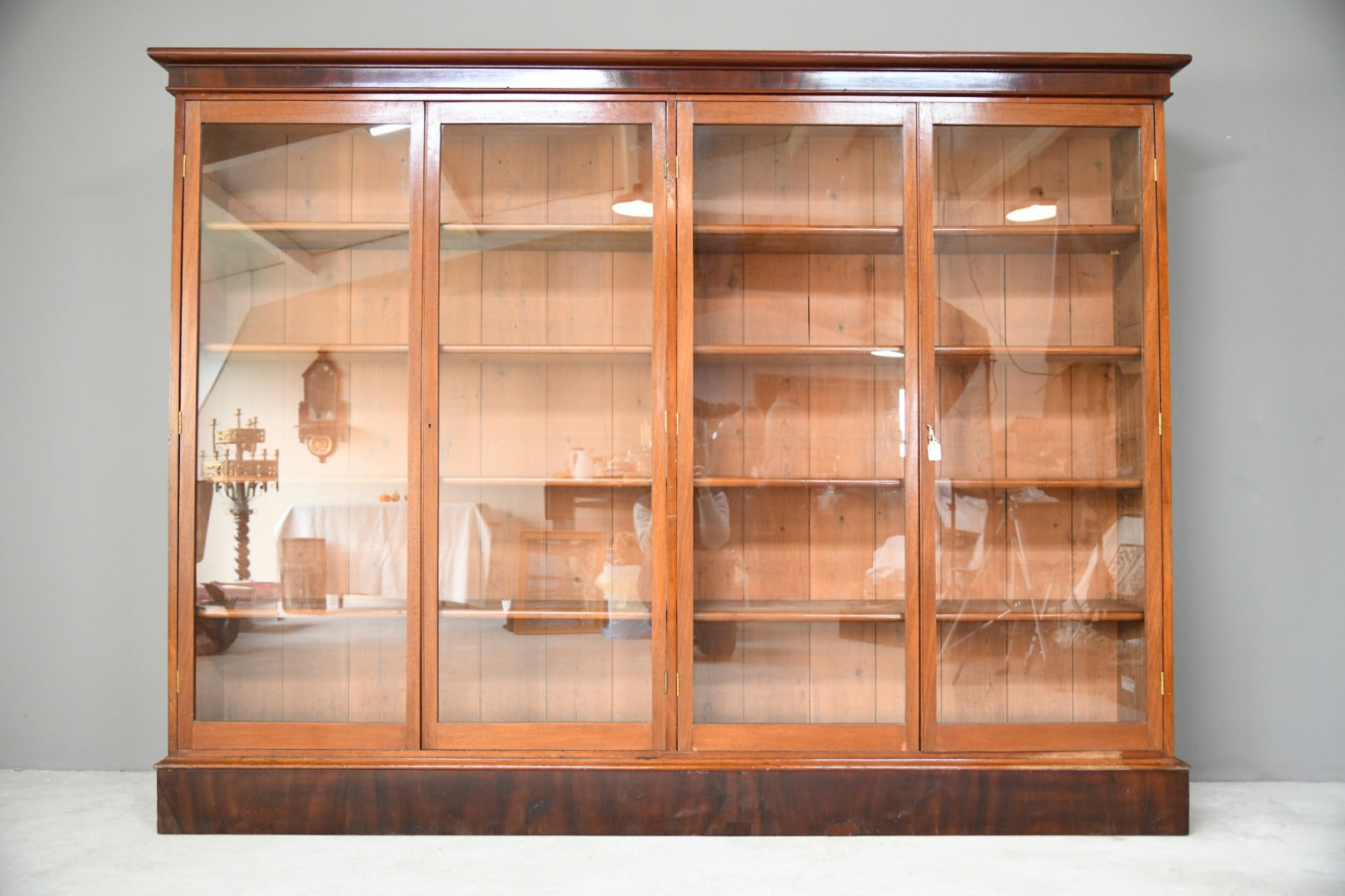 Large Glazed Bookcase