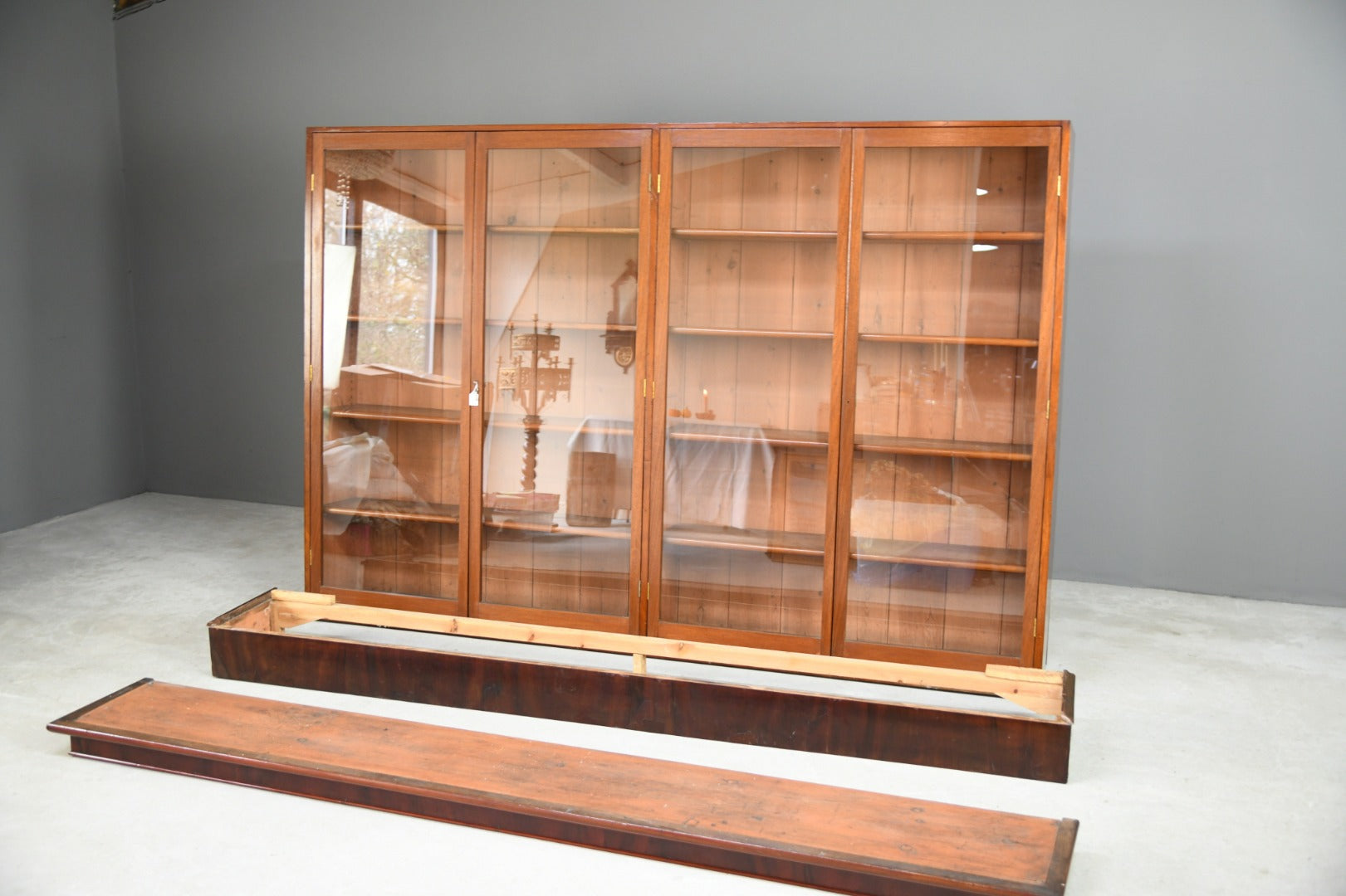 Large Glazed Bookcase