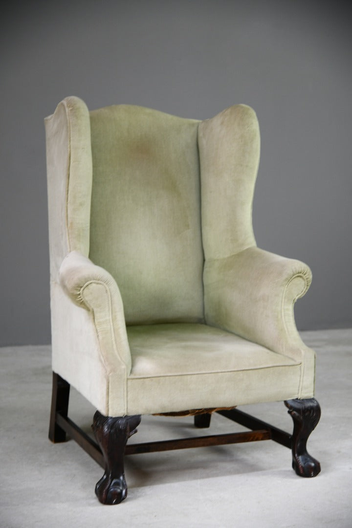 Antique Wing Back Armchair