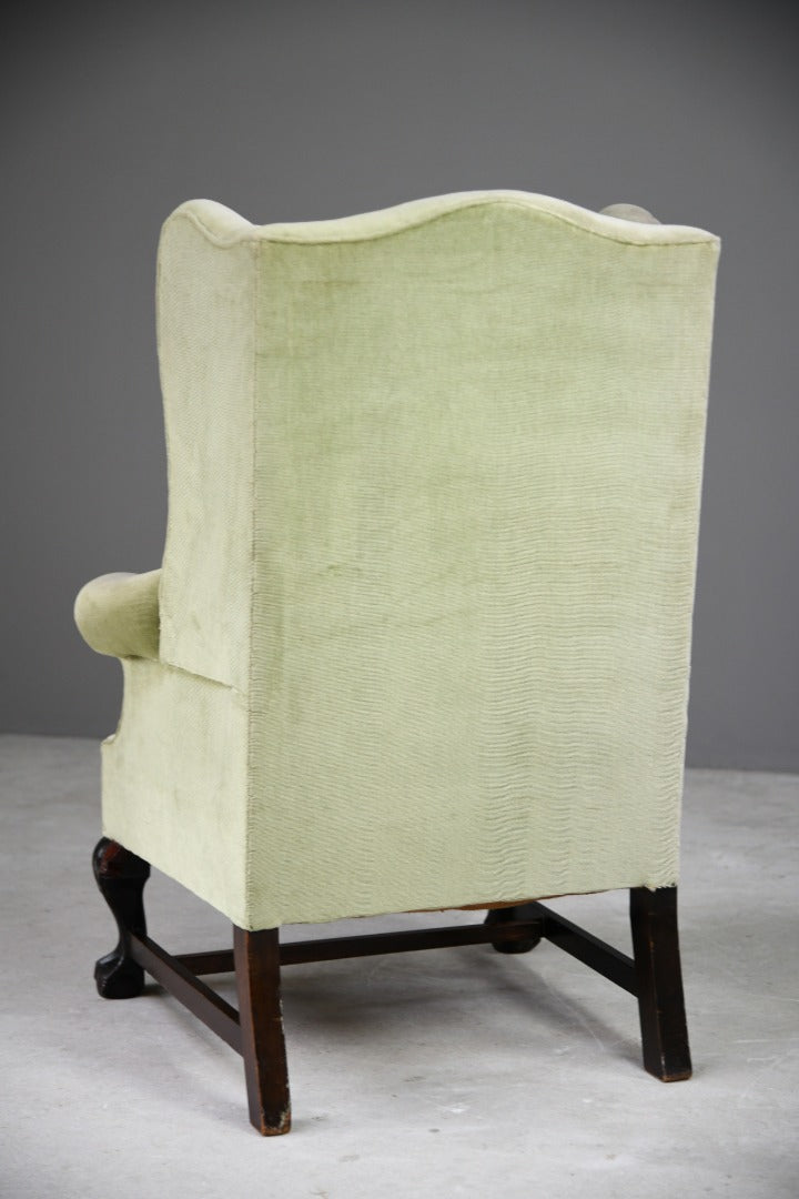 Antique Wing Back Armchair