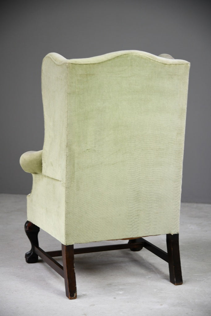 Antique Wing Back Armchair