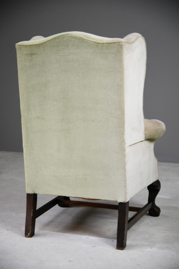 Antique Wing Back Armchair