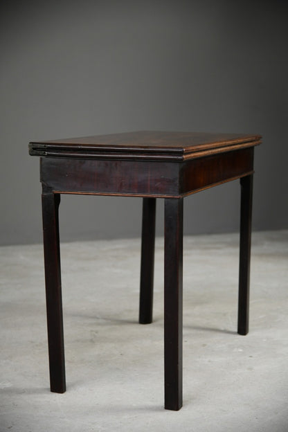 19th Century Mahogany Card Table