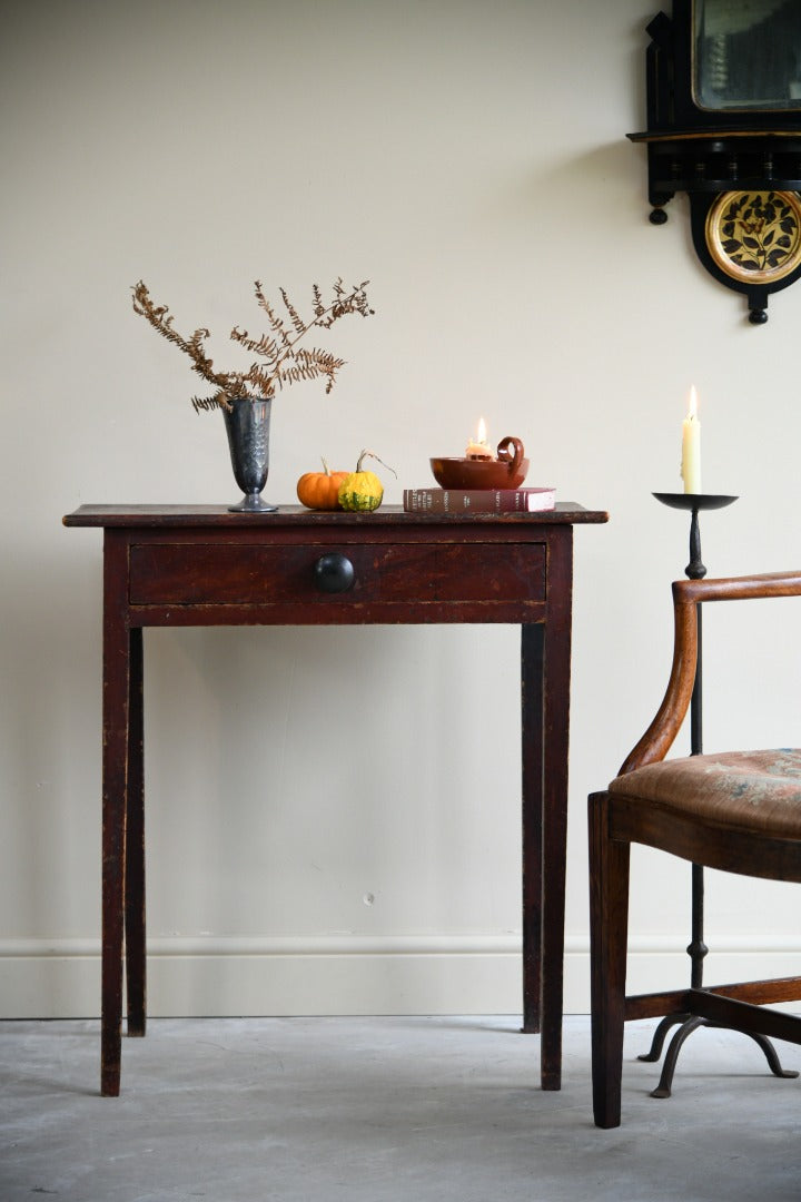 Rustic Pine Side Table