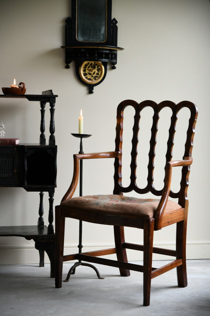 Single Mahogany Carver Chair