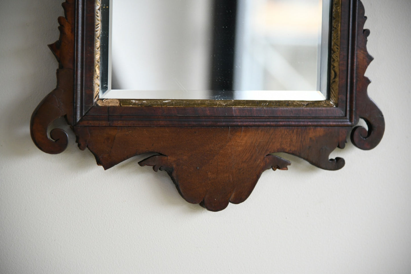 Georgian Style Walnut Mirror