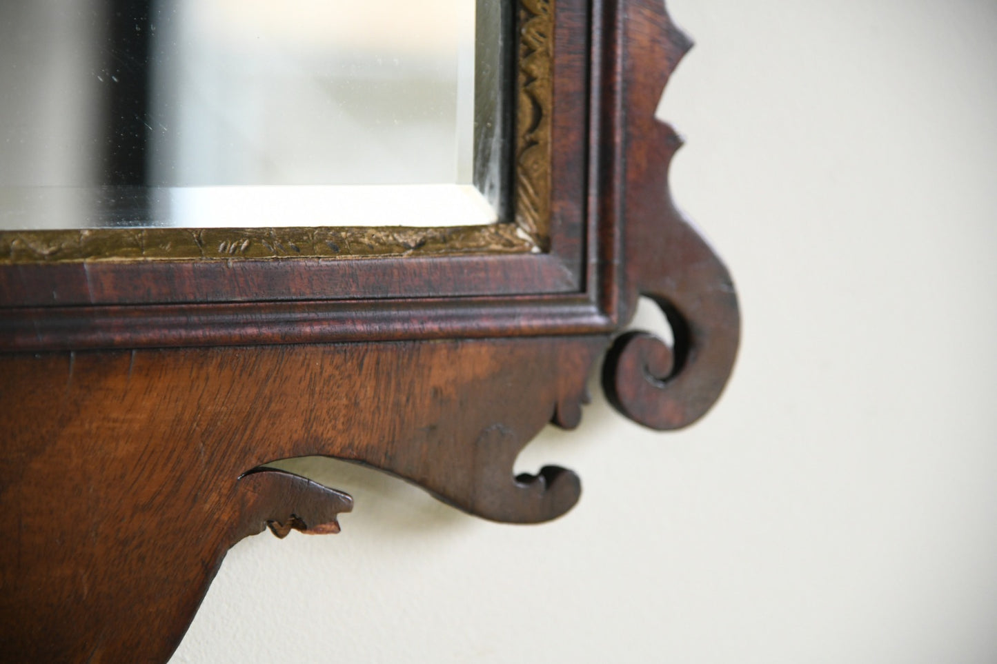 Georgian Style Walnut Mirror