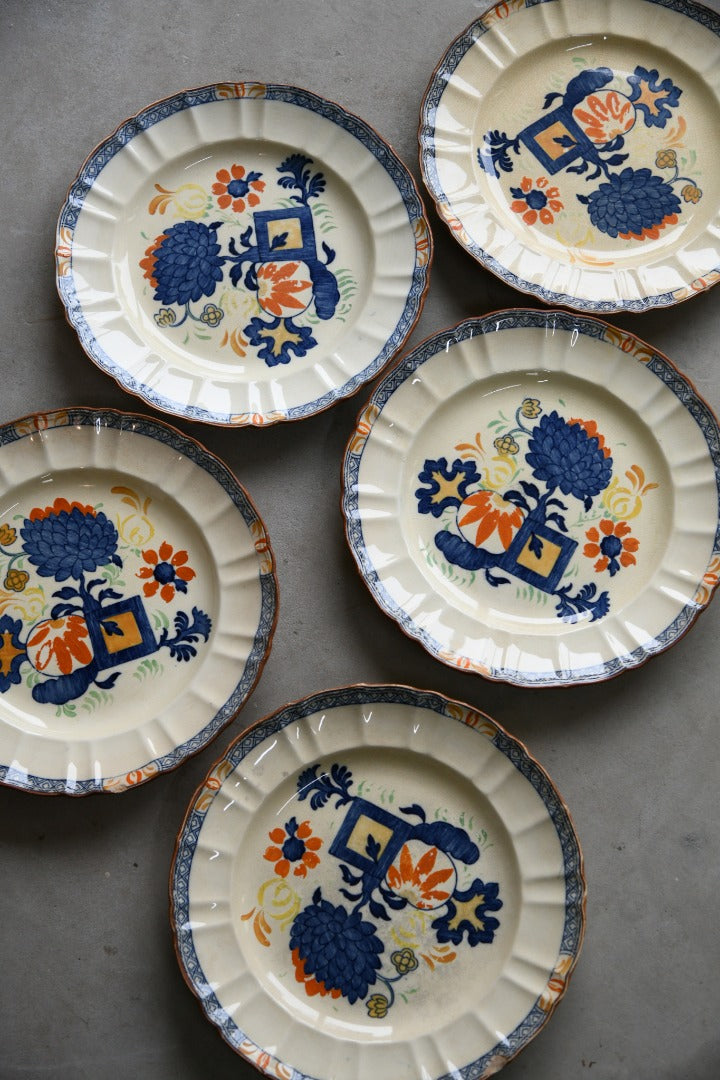 5 Masons Jardiniere Dinner Plates