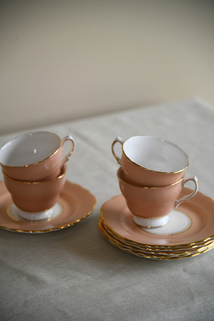 Vintage Colclough Ridgway Cups & Tea Plates